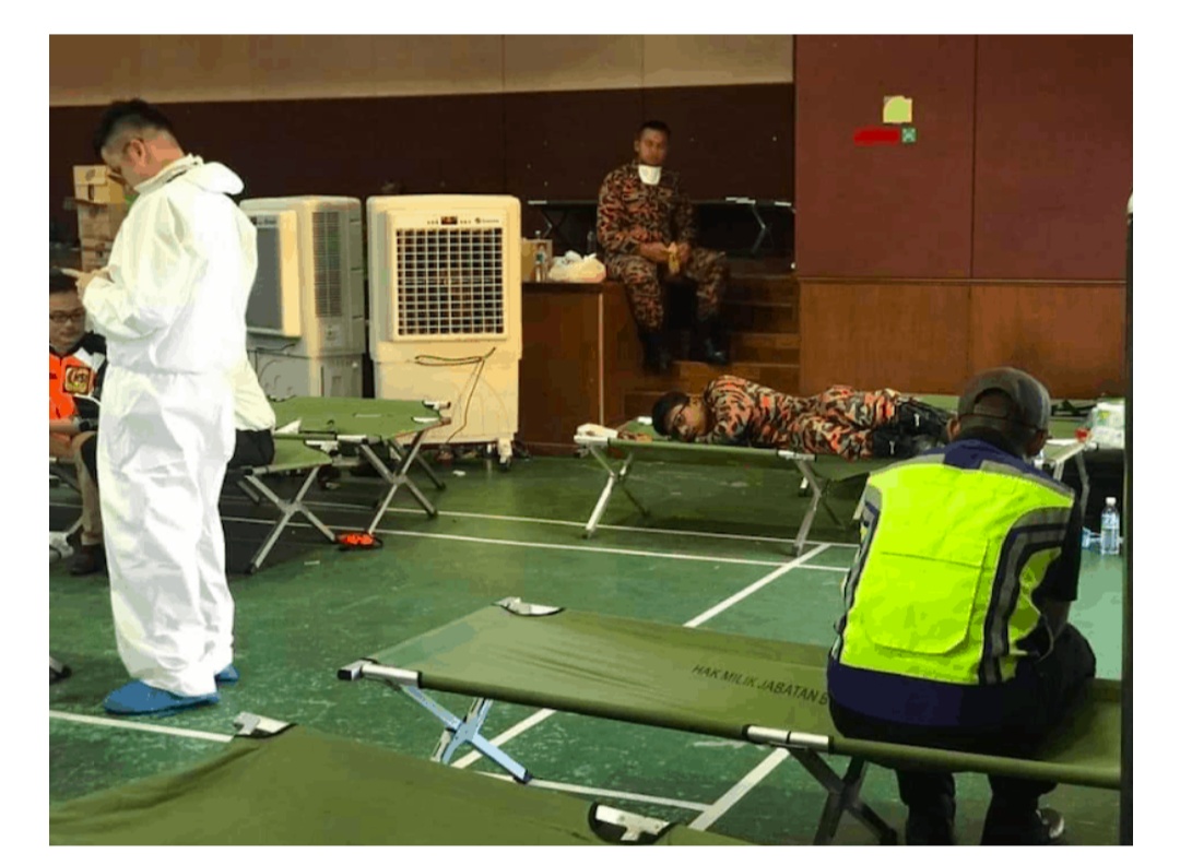 Bencana kimia Pasir Gudang, Gambar Bukti kecekalan petugas kesihatan & anggota keselamatan Sememangnya layak dipuji 9